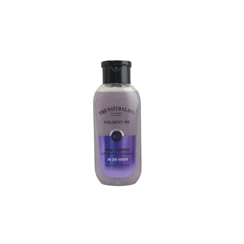 On The Body Veilment Natural SPA Dead Sea Salt Scrub Body Wash Jasmine Scent 200 ml