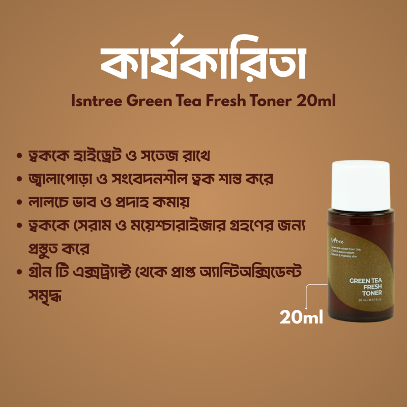 Isntree Green Tea Fresh Toner 20ml
