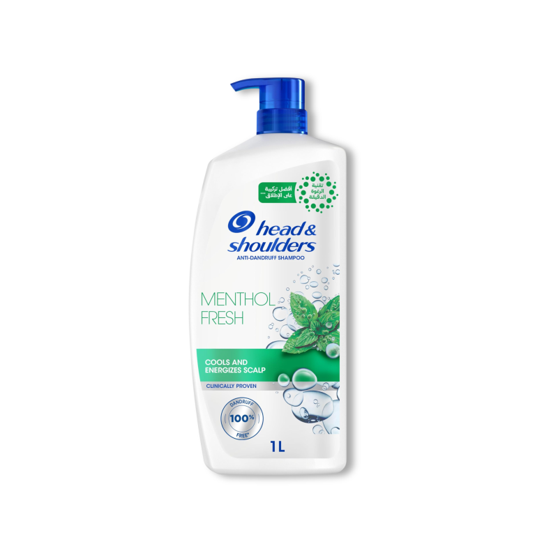 Head & Shoulders Menthol Refresh Anti-Dandruff Shampoo  1L