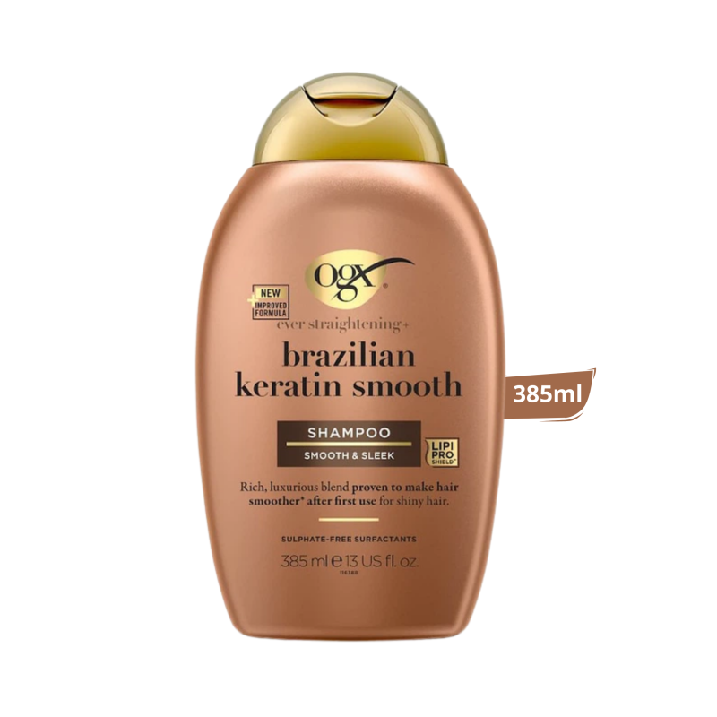 OGX Brazilian Keratin Smooth Shampoo 385ml