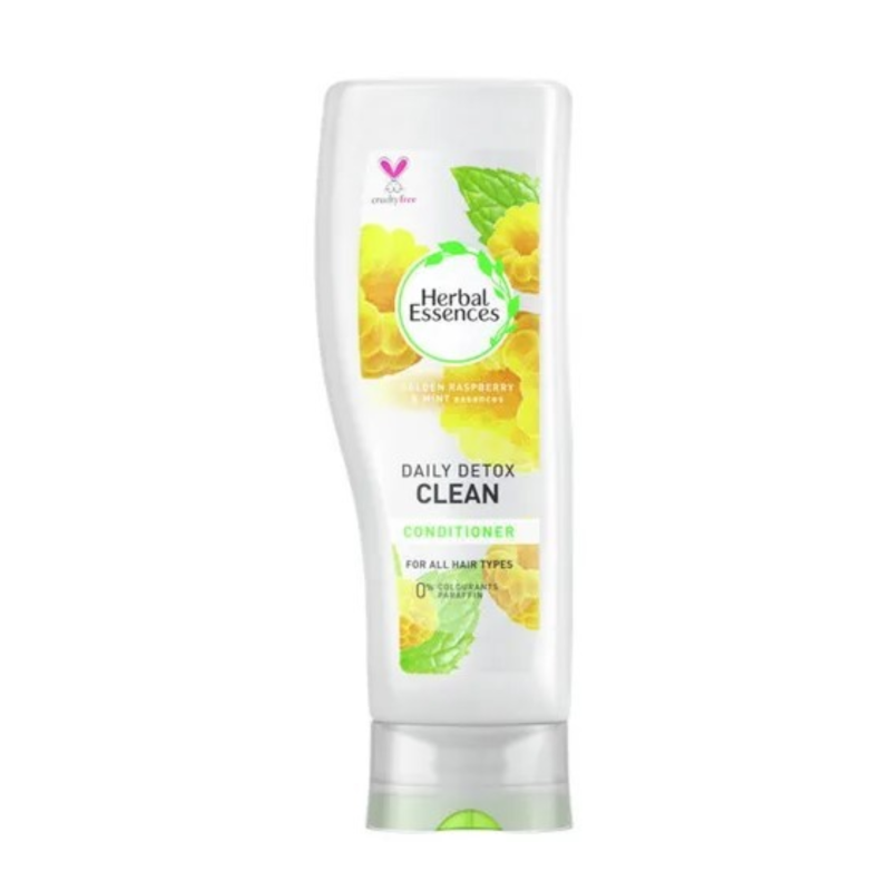 Herbal Essences Daily Detox Clean Golden Raspberry & Mint Conditioner 400ml