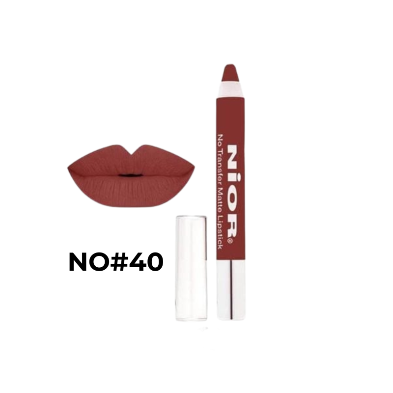 NIOR No Transfer Matte Lipstick Pencil 40 2.8g