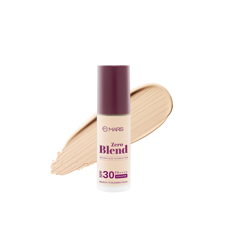 Mars Cosmetics Zero Blend Weightless Foundation #04 Almond Butter 30ml