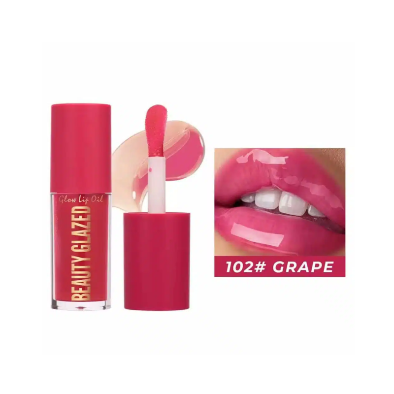 Beauty Glazed Glow Lip Oil Grape #102 5.2g