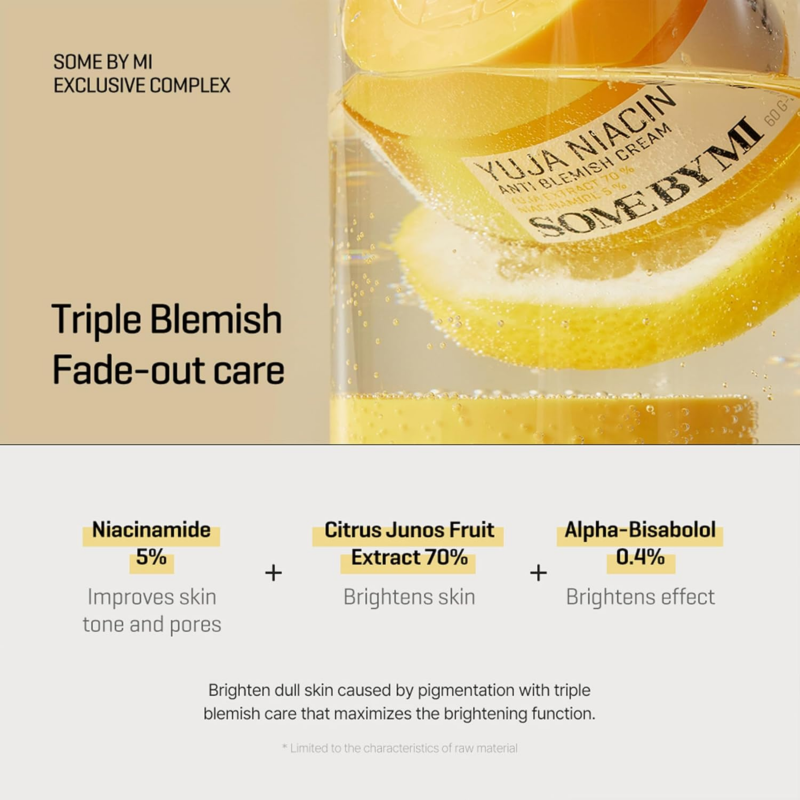 SOME BY MI Yuja Niacin Anti Blemish Cream 60ml
