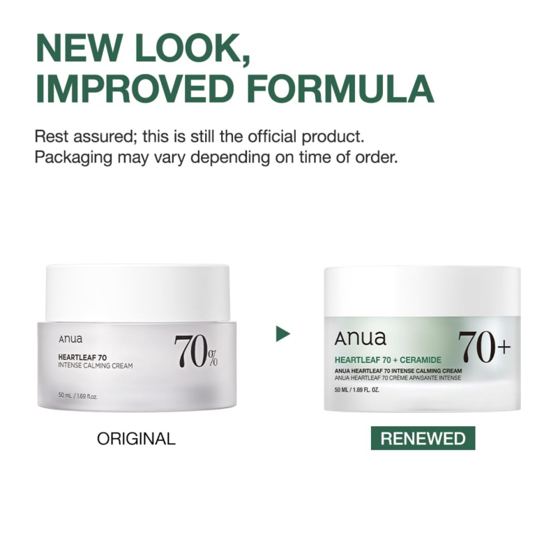 Anua Heartleaf 70% Intense Calming Cream 50ml