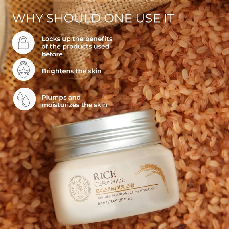The Face Shop Rice Ceramide Moisture Cream 50ml